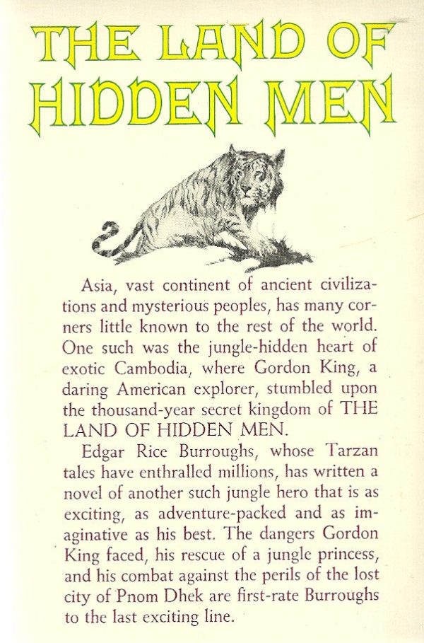 The Land of Hidden Men Sale