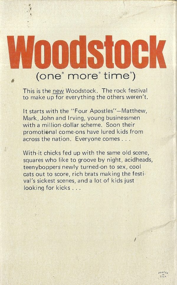 Woodstock (One More Time) For Sale